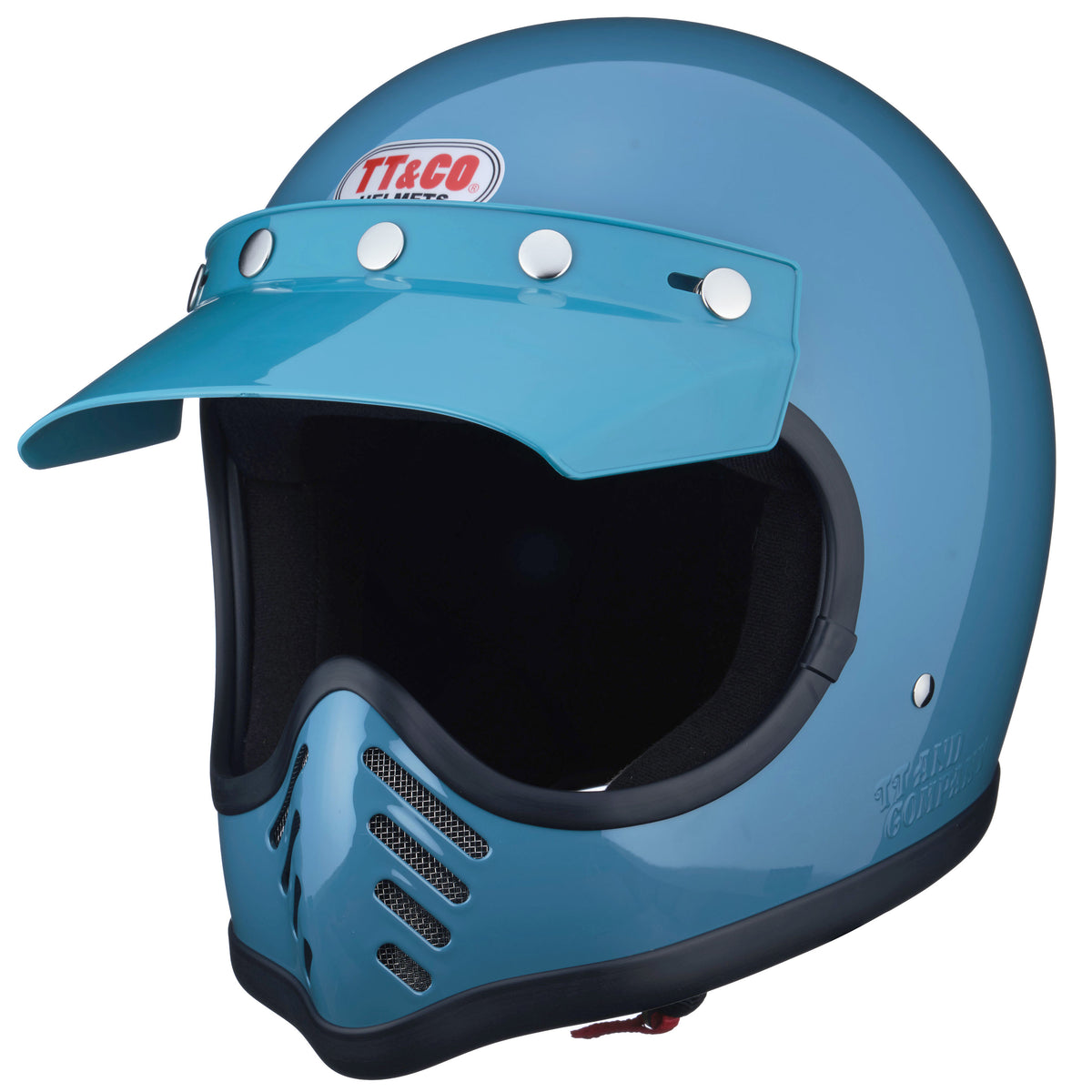 TT&CO. MOTOMOTO3 SG/DOT STANDARD CLASSIC BLUE SMALL FULL FACE – TT 
