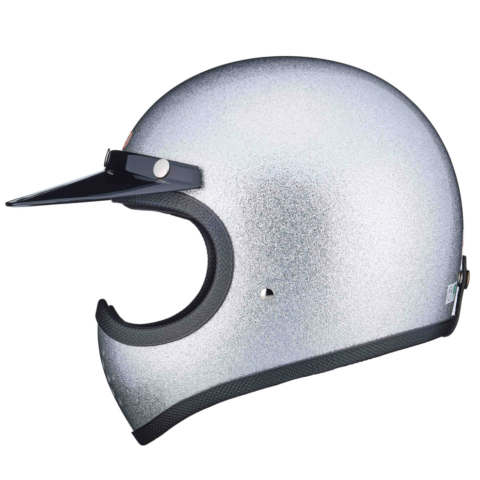 TT&CO. TOECUTTER SG/DOT GINGIRA 70's CUSTOM1 SILVER SMALL FULL FACE ...