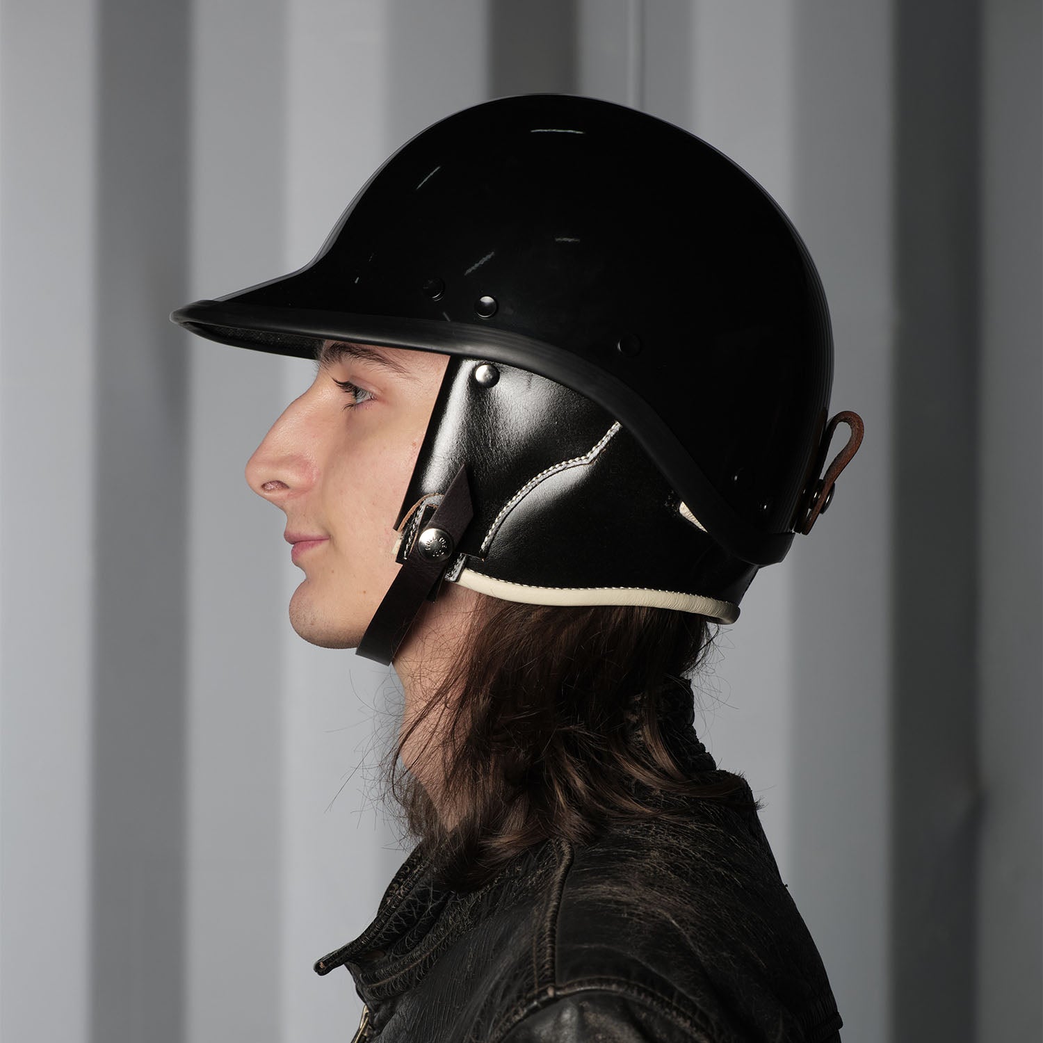 TT&CO. CLUBSTER BLACK MOTORCYCLE HELMET NOVELTY – TT AND CO GLOBAL