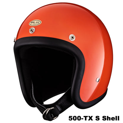 creme orange motorcycle helmet TT&CO. NEW MODEL 500-TX STANDARD ORANGE 3/4 OPEN FACE MOTORCYCLE HELMET NOVELTY – TT AND CO GLOBAL