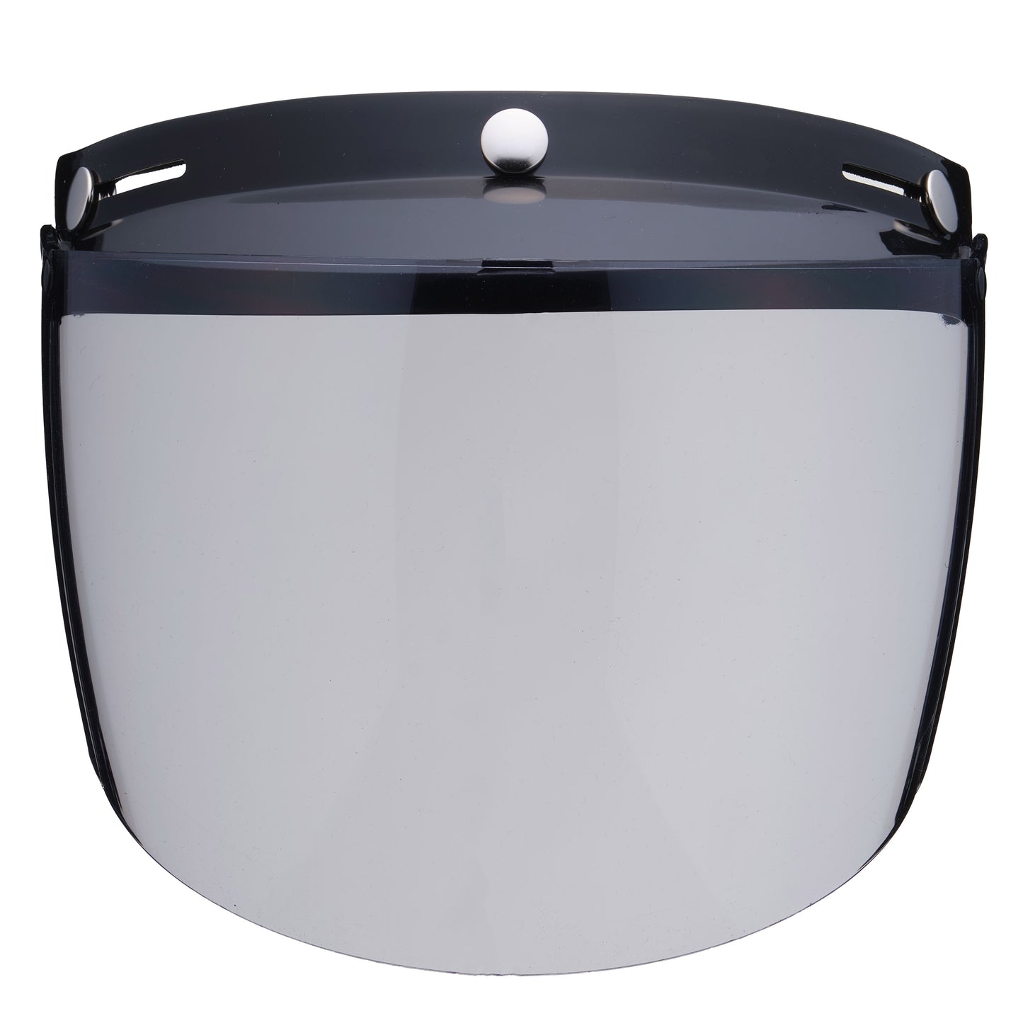 VISOR BLACK WITH FLIP UP SHIELD LIGHT SMOKE