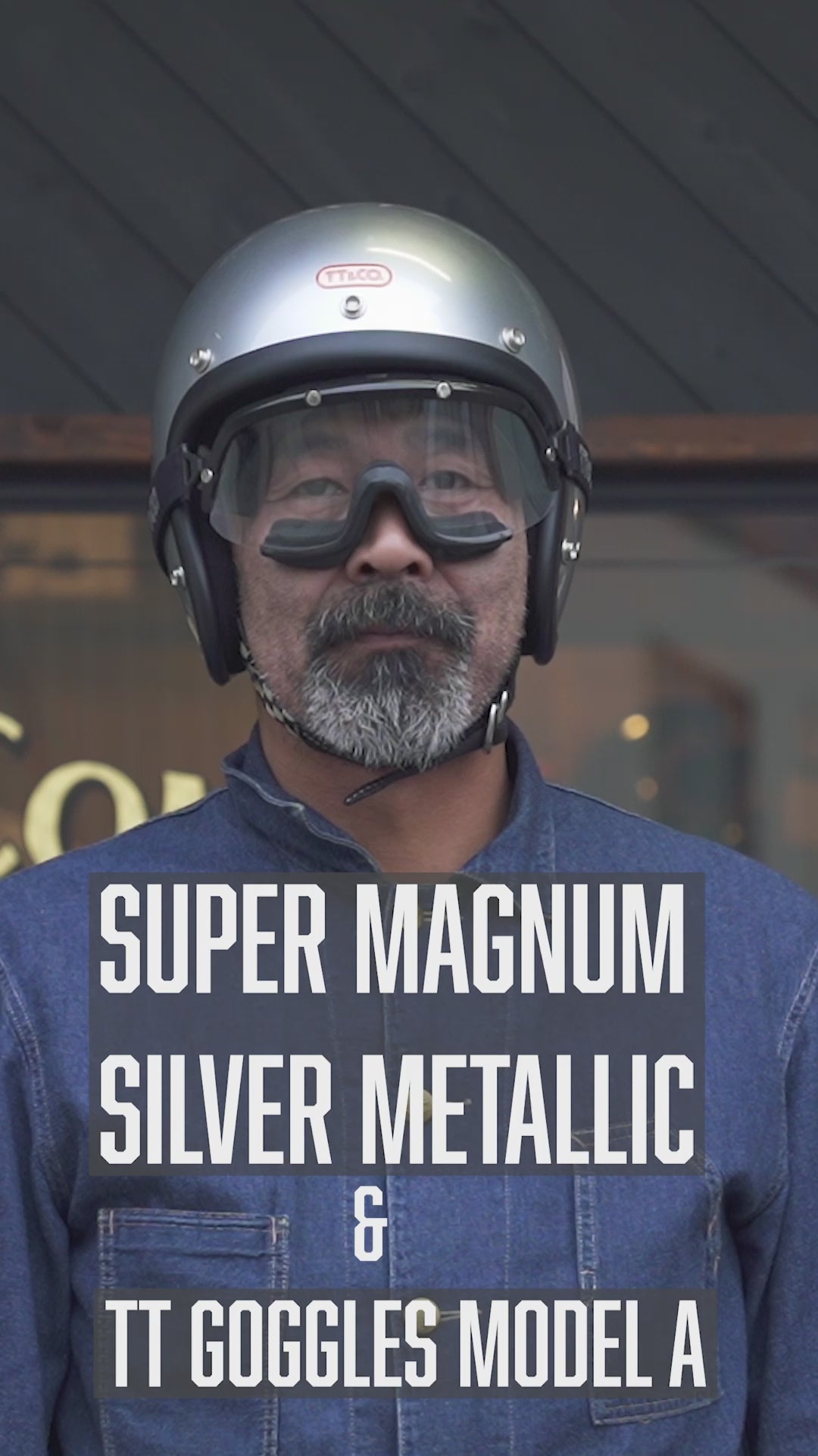 TT&CO. SUPER MAGNUM STANDARD SILVER METALLIC 3/4 OPEN FACE