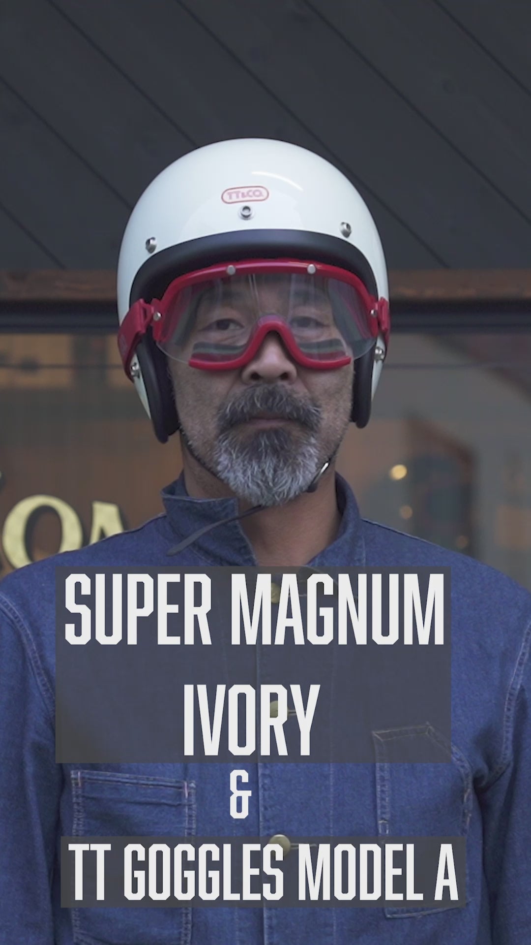 TT&CO. SUPER MAGNUM STANDARD MATT BLACK 3/4 OPEN FACE