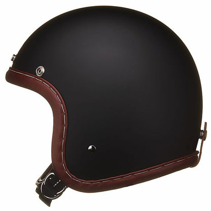 SUPER MAGNUM XXL SIZE GENUINE LEATHER TRIM BROWN LEATHER MATTBLACK