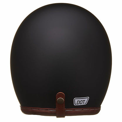 SUPER MAGNUM XXL SIZE GENUINE LEATHER TRIM BROWN LEATHER MATTBLACK
