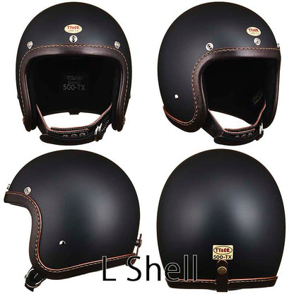 500-TX LEATHER RIM SHOT BLACK LEATHER MATT BLACK