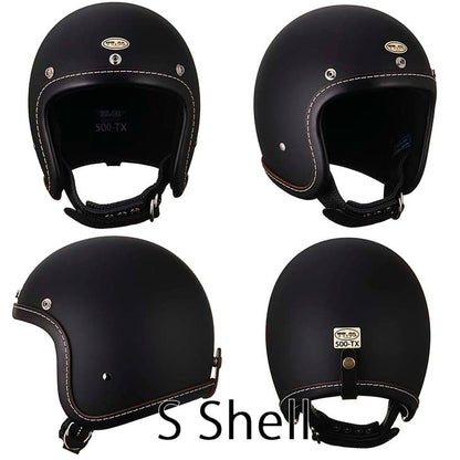 500-TX LEATHER RIM SHOT BLACK LEATHER MATT BLACK