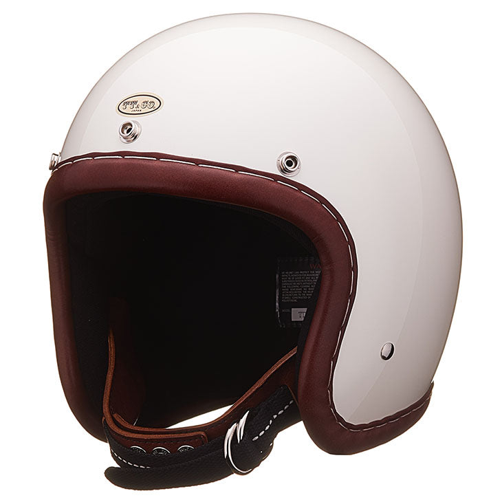 DOT SUPER MAGNUM GENUINE LEATHER TRIM BROWN LEATHER IVORY