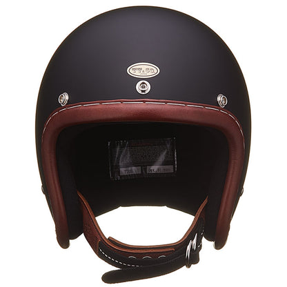 SUPER MAGNUM XXL SIZE GENUINE LEATHER TRIM BROWN LEATHER MATTBLACK