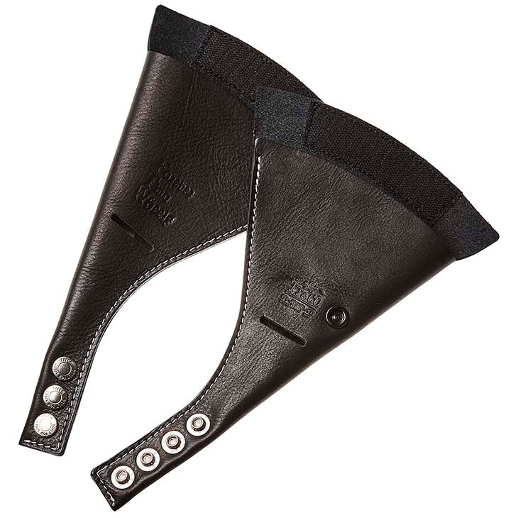 EAR COVERS GENUINE LEATHER BLACK