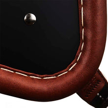 Load image into Gallery viewer, 500-TX VINTAGE LEATHER TRIM BROWN LEATHER MATT BLACK
