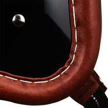Load image into Gallery viewer, 500-TX VINTAGE LEATHER TRIM BROWN LEATHER BLACK
