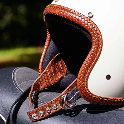 DOT SUPER MAGNUM LEATHER RIM SHOT BASKET BROWN LEATHER BLACK