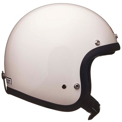 SUPER MAGNUM XXL SIZE DOUBLE STRAP BLACK LEATHER IVORY