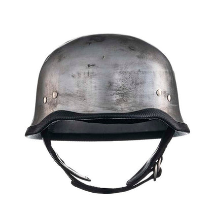 CHOPPER HELMET GERMAN ALUMINUM RUSTY