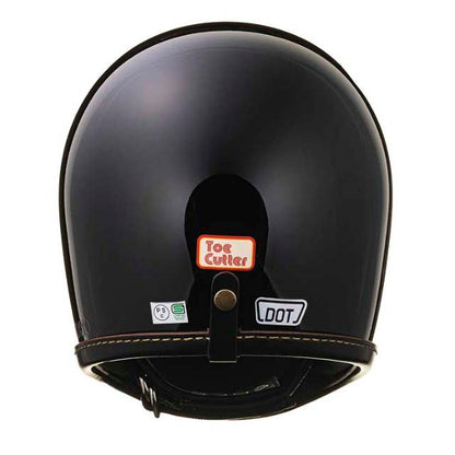 DOT TOECUTTER LEATHER RIM SHOT BLACK LEATHER BLACK