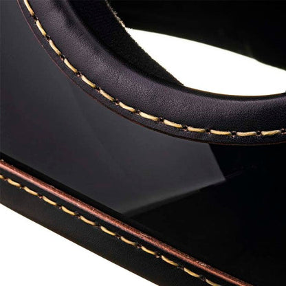DOT TOECUTTER LEATHER RIM SHOT BLACK LEATHER BLACK