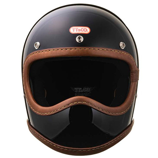 TT&CO. TOECUTTER SG/DOT LEATHER RIM SHOT HAND SEWN BROWN LEATHER BLACK ...