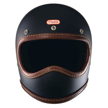 Load image into Gallery viewer, DOT TOECUTTER LEATHER RIM SHOT BROWN LEATHER MATTBLACK
