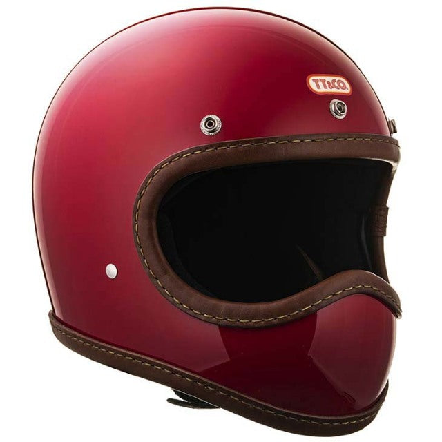 TT&CO. TOECUTTER SG/DOT LEATHER RIM SHOT HAND SEWN BROWN LEATHER RED ...