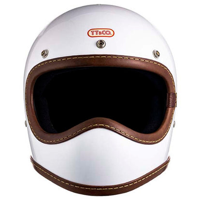 DOT TOECUTTER LEATHER RIM SHOT BROWN LEATHER WHITE