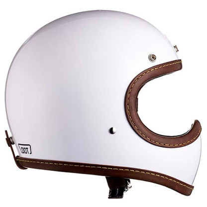 DOT TOECUTTER LEATHER RIM SHOT BROWN LEATHER WHITE