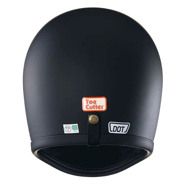 TT&CO. TOECUTTER SG/DOT STANDARD MATT BLACK FULL FACE MOTORCYCLE HELMET ...