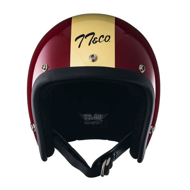 TT&CO. SUPER MAGNUM MAGNUM RACER RED 3/4 OPEN FACE MOTORCYCLE HELMET ...