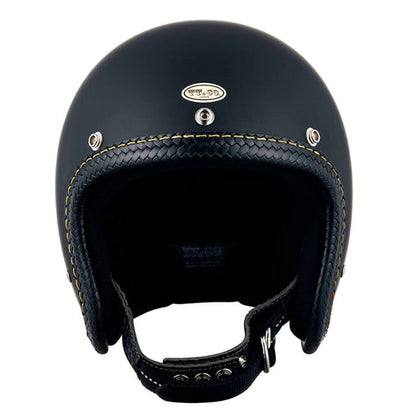 DOT SUPER MAGNUM LEATHER RIM SHOT BASKET BLACK LEATHER MATT BLACK