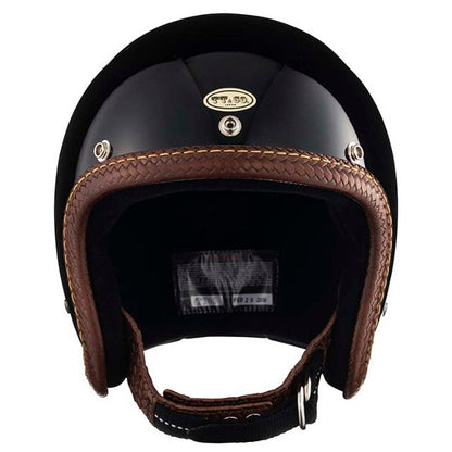 DOT SUPER MAGNUM LEATHER RIM SHOT BASKET BROWN LEATHER BLACK
