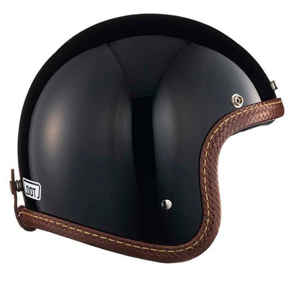 DOT SUPER MAGNUM LEATHER RIM SHOT BASKET BROWN LEATHER BLACK