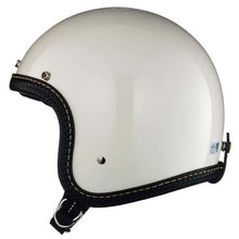 Load image into Gallery viewer, SUPER MAGNUM XXL LEATHER RIM SHOT BASKET BLACK LEATHER IVORY
